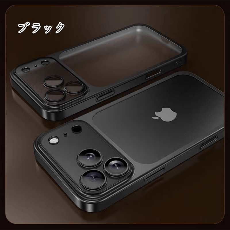 N745】iphone17 ケース マット クリア iphone17pro ケース カメラ