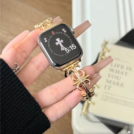 【N710】アップル ウォッチ バンド チェーン apple watch バンド おしゃれ 韓国
