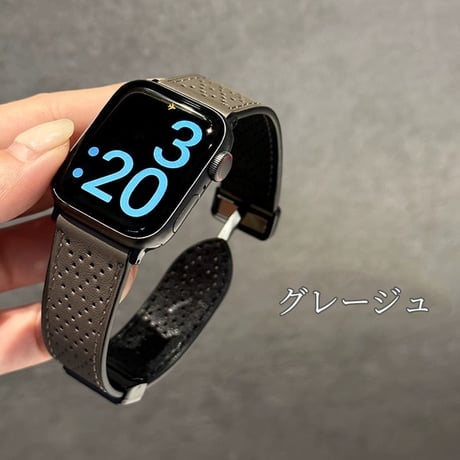 【N561】マグネット apple watch バンド 蒸れない アップル ウォッチ バンド 革