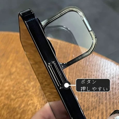 【N534】iphone クリア ケース 黄 ば ま ない iphone ケース スタンド カメラ保護