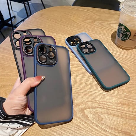 【N339】iPhone17/17pro ケース 半透明 マット おしゃれ iphoneケース 衝撃に強い シンプル
