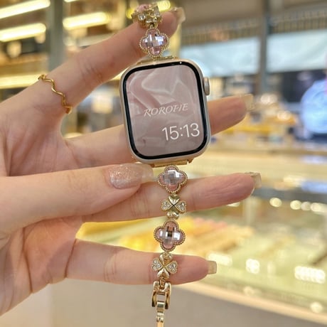 【N552】アップル ウォッチ バンド ブレスレット apple watch バンド キラキラ レディース