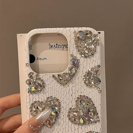【N133】iPhoneケース ハンドメイド デコ かわいいアイフォンカバー 女子