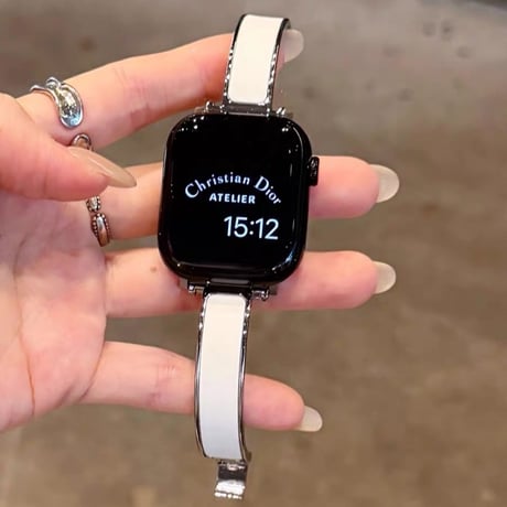 【N828】アップルウォッチ バングル 人気 apple watch 11/SE3 バンド かわいい