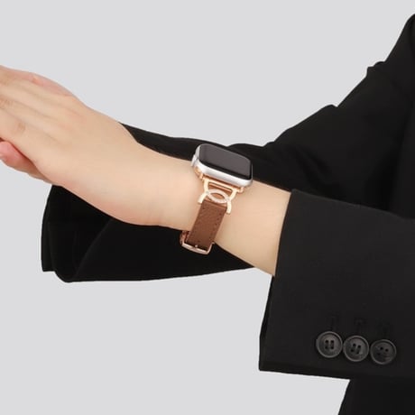 【N609】アップル ウォッチ バンド 革 d バックル apple watch バンド レディース