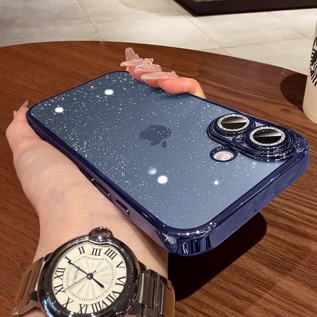 【N419】iPhoneケース かわいい iPhone17/17pro ケース おしゃれ キラキラ カメラカバー ソフトケース