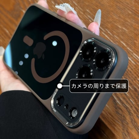 【N746】iphone17pro ケース マグセーフ iphone ケース 半 透明 高級