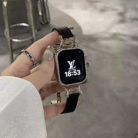 【N626】アップル ウォッチ バンド レザー d バックル apple watch バンド 女性 人気「保護ケース付き」
