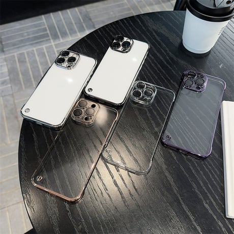 【N306】フチなしiphone16ケース 極薄 iphone16pro ケース クリア 軽量 おしゃれ レンズ保護あり 防塵