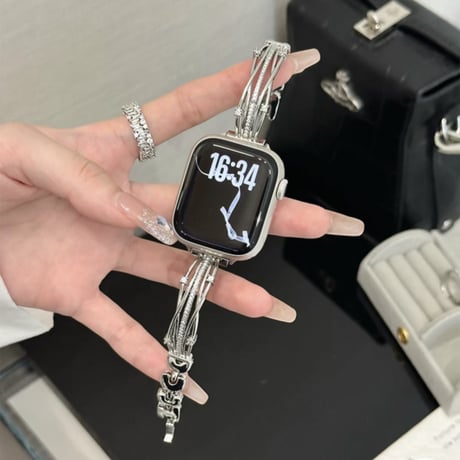 【N794】apple watch ブレスレット アップル ウォッチ se3 バンド 女性 おしゃれ
