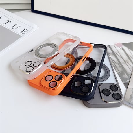【N680】iphone17/17pro ケース おすすめ iphone ケース magsafe クリア「カメラ保護フィルム一体型」