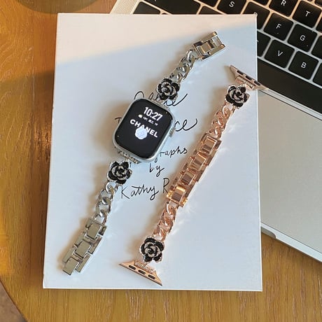 【N701】アップル ウォッチ バンド チェーン アップル ウォッチ 44mm 女性 交換ベルト