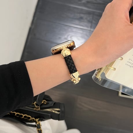 【N668】アップル ウォッチ バンド レザー 細め apple watch バンド かわいい