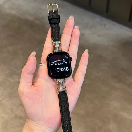 【N737】アップル ウォッチ Series11 バンド かわいい apple watch se バンド 革