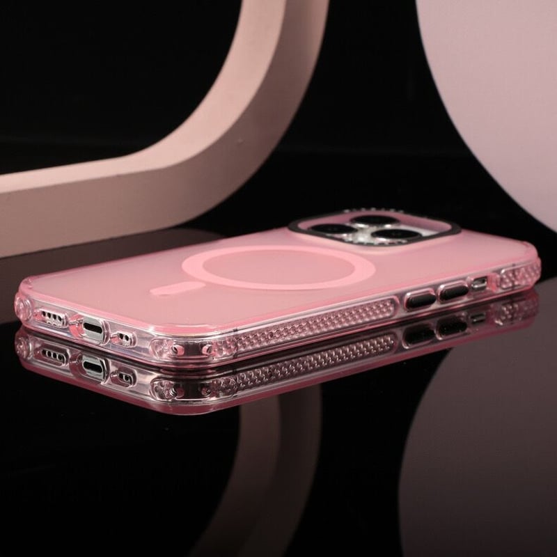 iPhone15用 MagSafe対応 シリコンケース　桜色　ピンク Amazon.com: Sonix Protective Phone Case for iPhone 15, 14, 13