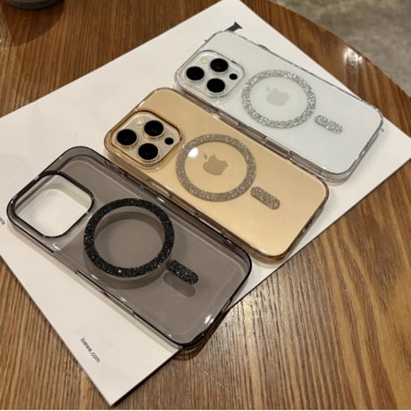 【N693】magsafe 対応 クリア ケース iphone17/air ケース キラキラ かわいい