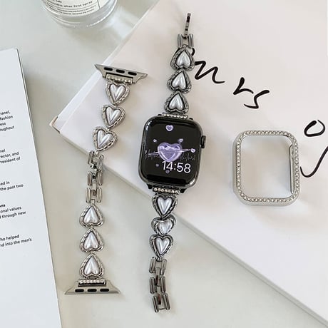 【N282】アップルウォッチ バンド 女性 おしゃれ 人気 applewatch バンド キラキラ