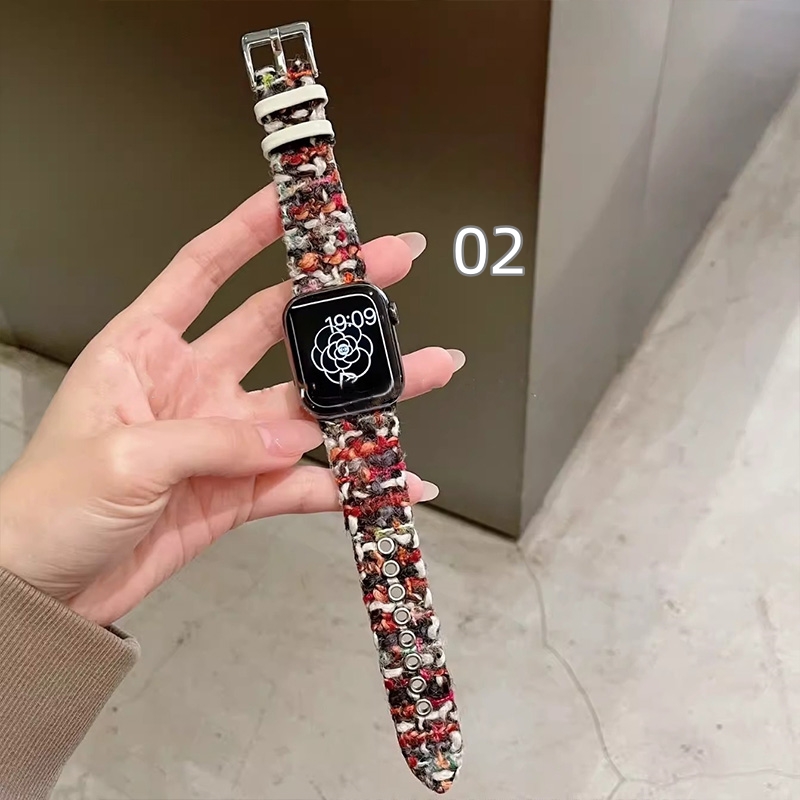 N496】ツイード アップル ウォッチ バンド 高級 apple watch バンド
