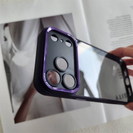 【N741】iphone17 クリア ケース iphone17pro ケース カメラ 保護 衝撃 に 強い かわいい