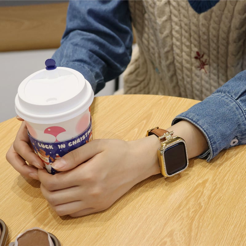 N364】「ケース付き」apple watch レザー バンド おしゃれ 女性 N364】「ケース付き」apple watch レザー バンド おしゃれ 女性