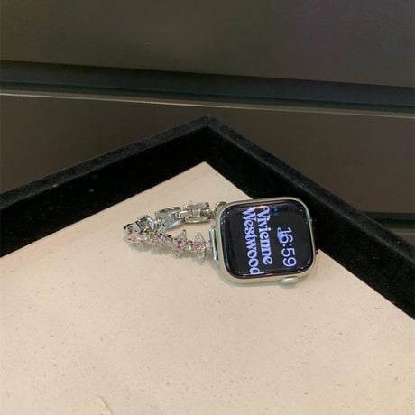 【N620】apple watch バンド キラキラ アップル ウォッチ Series11/SE3対応 バンド 可愛い