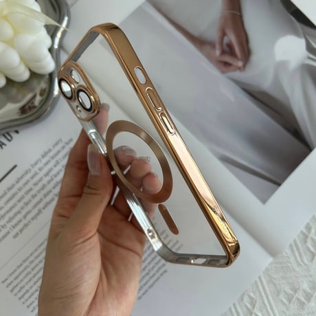 【N613】iphone16/16plus ケース マグセーフ iphone ケース クリア おしゃれ カメラ保護フィルム付き