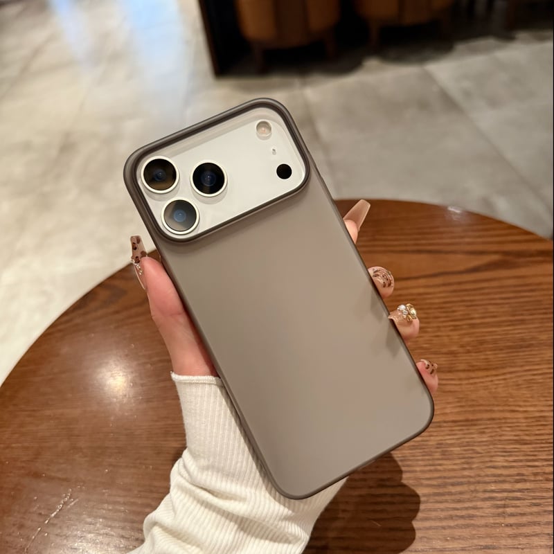 N776】Iphone ケース マット クリア iPhoneケース シンプル 高級感 | h