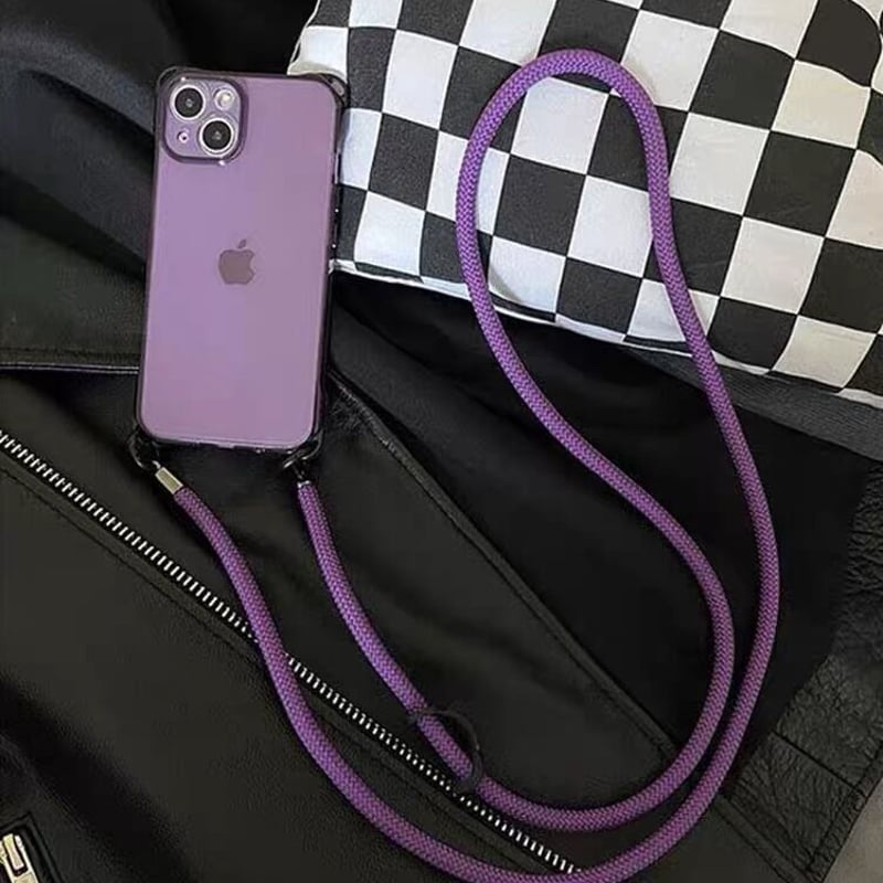 N392】iphone15/15pro ケース ショルダー おしゃれ スマホショルダー
