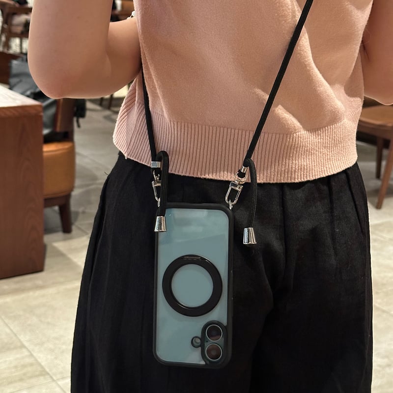 N636】高品質 iphone17/16pro ショルダー ケース iphone ケース マ