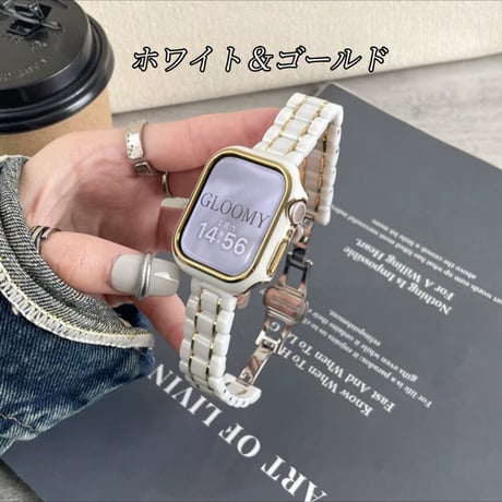【N583】高品質 アップル ウォッチ セラミック バンド apple watch バンド おしゃれ