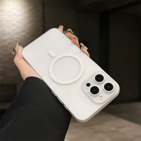 【N633】iphone16 ケース マグセーフ iphone16pro ケース かわいい マット
