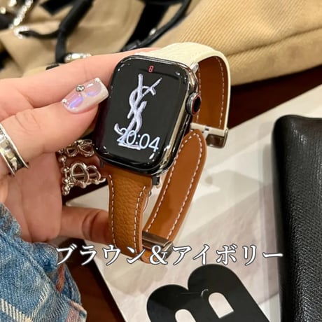 【N448】apple watch マグネット バンド アップル ウォッチ バンド 革 おしゃれ