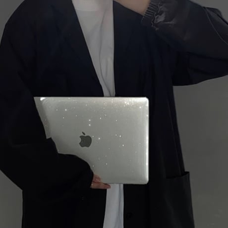 【N540】macbook ケース クリア キラキラ macbook エア ケース かわいい
