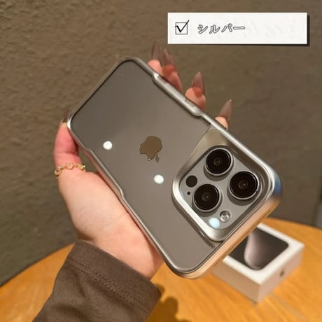 【N529】iphone17/17pro ケース クリア 耐衝撃 iphone16/15pro チュラルチタニウム に 合う ケース