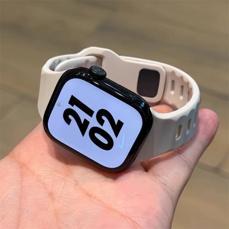 【N820】アップル ウォッチ バンド シリコン 面白い apple watch se3 バンド 可愛い 男女兼用