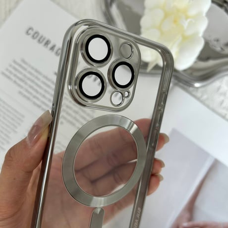 【N613】iphone16/16plus ケース マグセーフ iphone ケース クリア おしゃれ カメラ保護フィルム付き