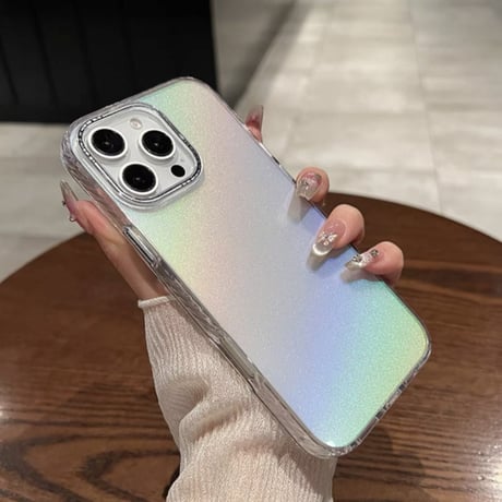 【N672】iphone ケース キラキラ オーロラ iphone ケース 大人 可愛い