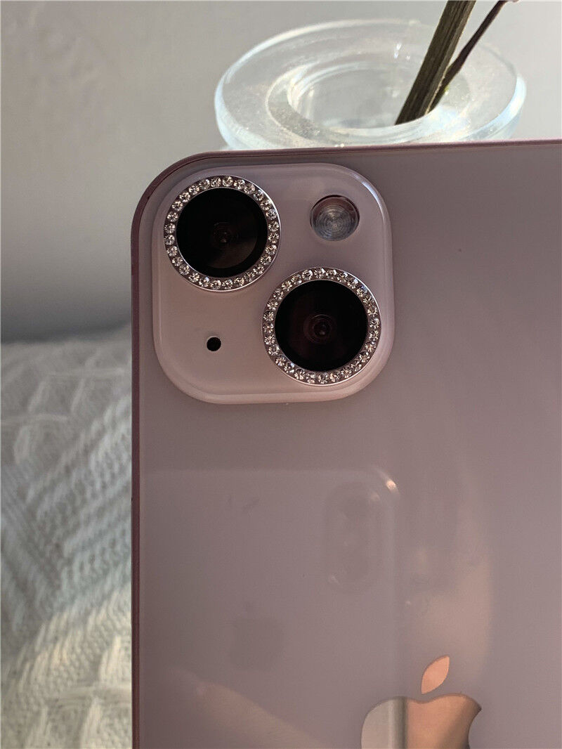 デコフレーム iPhone1 2用ゴールド レンズフィルム 着る キラキ
