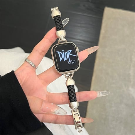 【N668】アップル ウォッチ バンド レザー 細め apple watch バンド かわいい