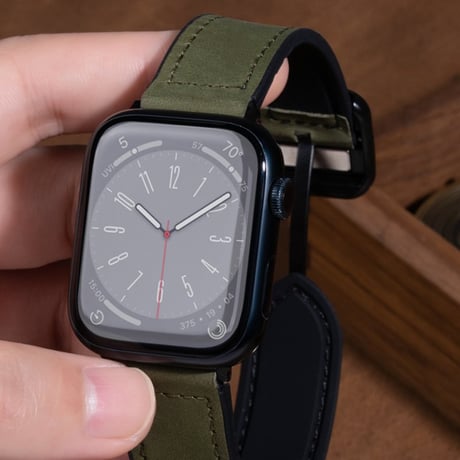 【N497】「男女兼用」apple watch series 11 バンド マグネット アップル ウォッチ バンド 革+シリコン
