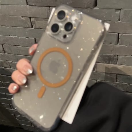 【N694】iphone16/16pro magsafe ケース iphone ケース キラキラ ソフト