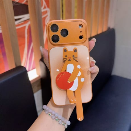 【N825】iphone17/17pro ケース おもしろ iphone ケース スタンド かわいい