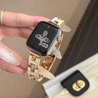 【N707】アップル ウォッチ 12/11 バンド チェーン apple watch バンド 可愛い ブレスレット