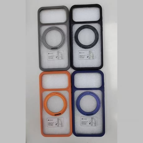 【N705】クリア iphone16/16pro ケース ストラップ iphone ケース スタンド付き 360°回転