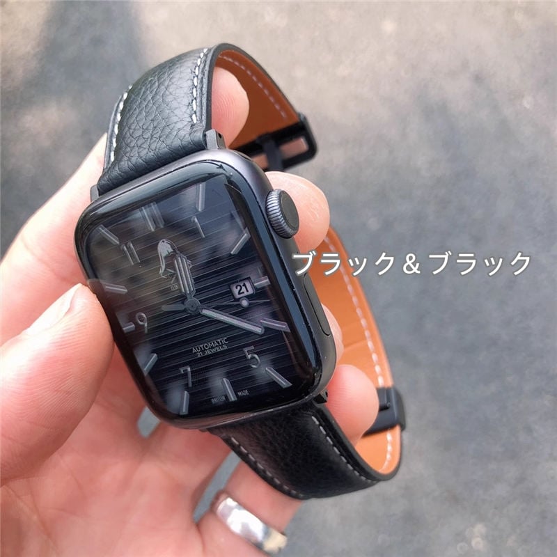 N485】アップル ウォッチ バンド メンズ/女性 レザー apple watch