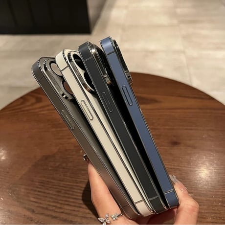 【N400】iphone17/17pro ケース シンプル おしゃれ iphone 16proケース メタリック カメラ保護