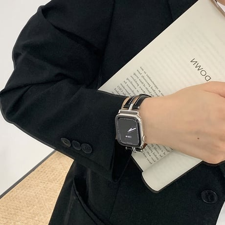 【N177】夏でも涼しいApple Watchバンド 革 蒸れない applewatch バンド おしゃれ