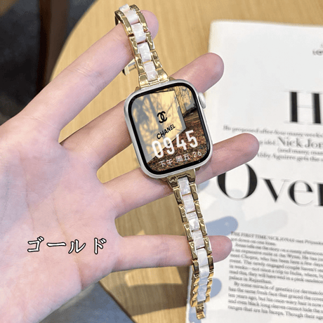 【N716】アップル ウォッチ バンド おしゃれ 女性 apple watch バンド 細め