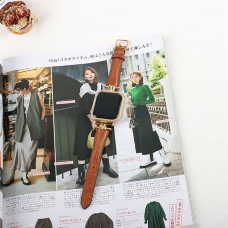 【N101】apple watch 革バンド 高級 レディース アップルウォッチ 高級ケースSET