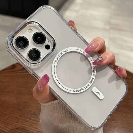 【N682】iphone17e/16e ケース クリア かわいい magsafe 対応 iphone ケース